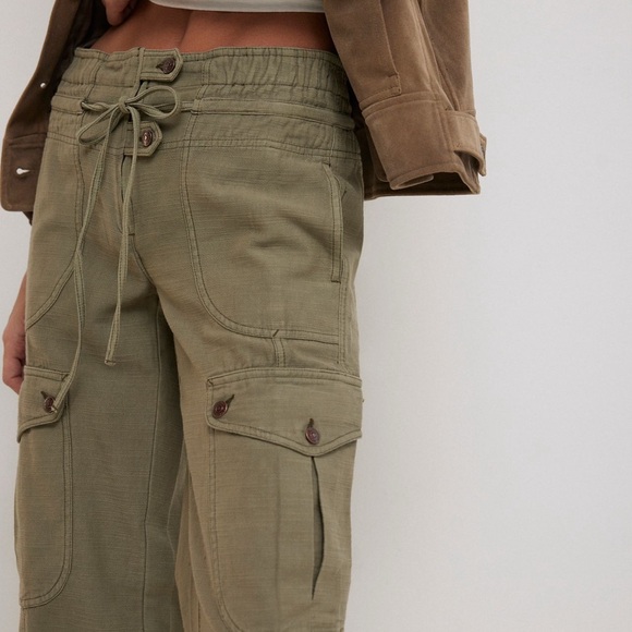 Free People We The Free Park Ave Pants Adventurer Size Large - Picture 7 of 11